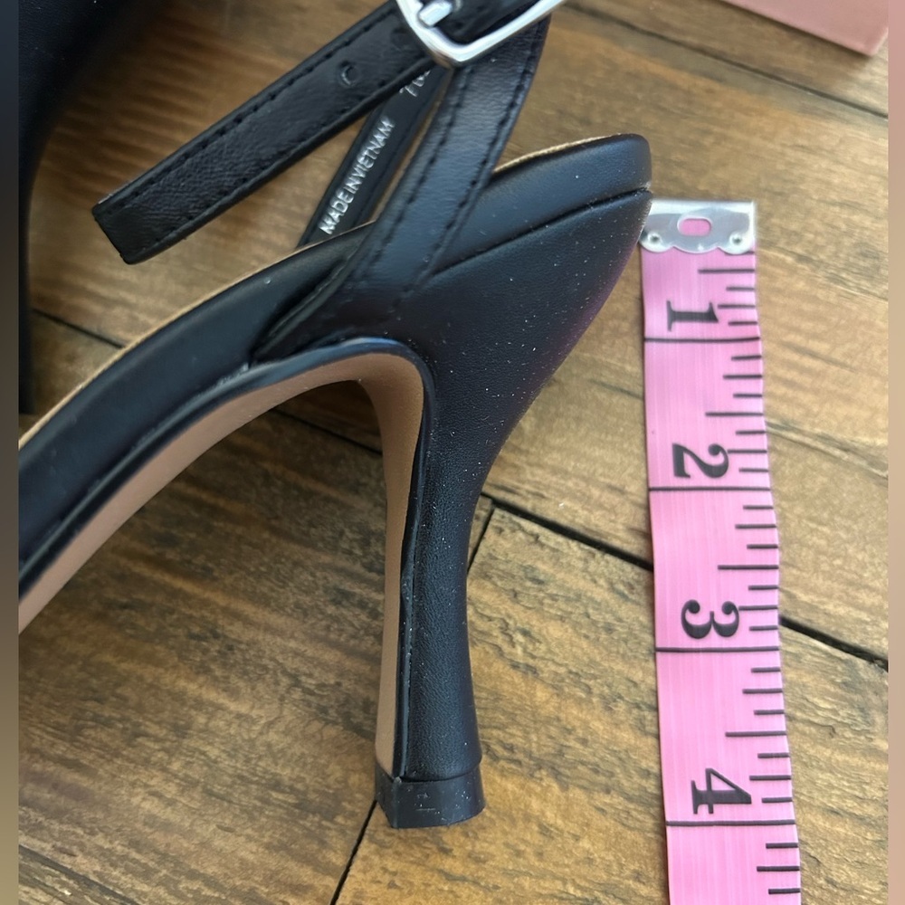 LISA VICKY Gem Crystal Ankle Strap Sandal Black Women's Sandals - Picture 13 of 15